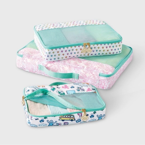 Roller Rabbit x Target Mint Mesh Packing Cubes Set - 3 Pack - Picture 3 of 3